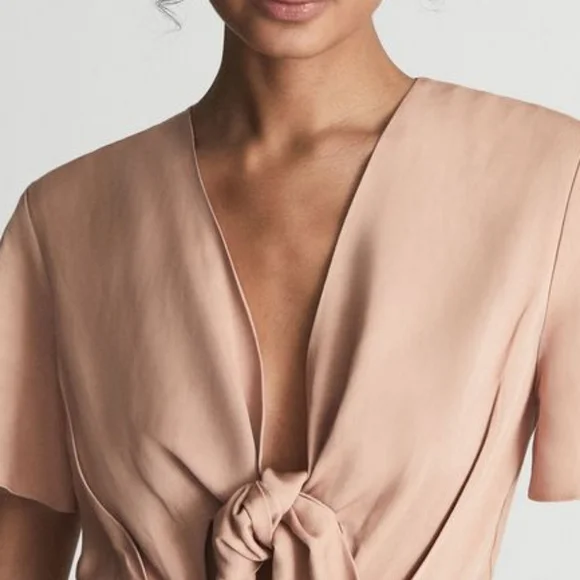 NWT REISS | Iona Cutout Midi Dress - Picture 4 of 7